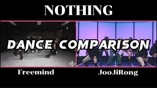 [Nothing] Apink JooJiRong Vs. Freemind (demo version) Dance Comparison