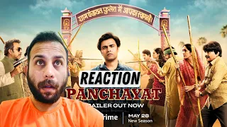 Panchayat Season 3 Official Trailer REACTION | Jitendra Kumar, Neena Gupta, Raghubir Yadav 😮😱