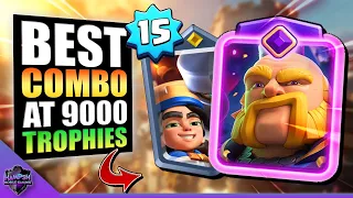 Maxed Level 15 Little Prince Makes Royal Giant The TOP Deck at 9000 Trophies | Clash Royale