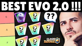 AGGIORNAMENTO... TIER LIST 2.0 EVOLUZIONI! - Clash Royale