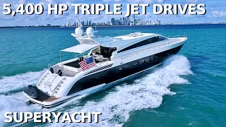 1 499 000 долларов США 101 'ARNO LEOPARD SuperYacht "FRIDAY" Rolls Royce Triple Jet Drives 5400 HP