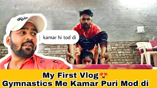 My First Vlog. 🥰 Gymnastics Sikhane Gya.. #myfirstvlog #gymnastics #sunilbiswal