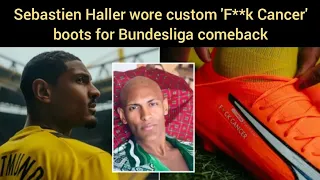 Sebastien Haller wore custom 'F**k Cancer' boots for Bundesliga comeback |