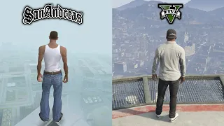 Cosas de GTA San Andreas vs GTA 5