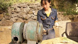 💡Genius Girl Helps Villagers Repair Scrapped Engines And Make Them Look Like New | Linguoer