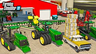 BIG TIME FARMER'S PLANTING WITH $500,000 48 ROW PLANTER! | FARMING SIMULATOR 22