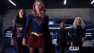 Supergirl 3x11 -- Kara, Saturn Girl, Livewire and Psi Team Up