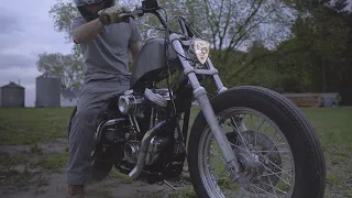 Sportster chopper - First Start and Ride