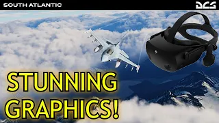 DCS World ULTRA VR SETTINGS! South Atlantic TOUR | 13900K, RTX 4090 | HP Reverb G2 F16 Viper