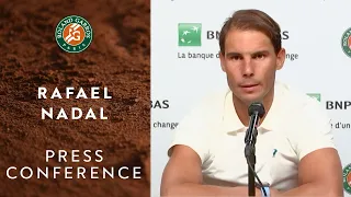 Rafael Nadal - Press Conference after Round 1 | Roland-Garros 2020