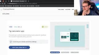 Trying another Junior frontendmentor.io challenge - tip calculator