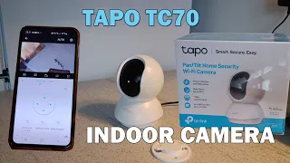 TP Link Tapo TC70 Indoor camera unboxing and setup
