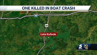1 killed in boat crash on Lake Eufaula