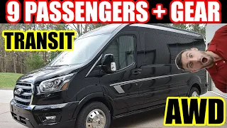 9 Passenger Ford Transit AWD Conversion van - All the room you need and more!