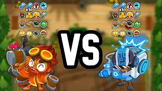 Btd6 God Boosted UltraBoost Vs God Boosted Permanent Brew! (Who Will Win?)