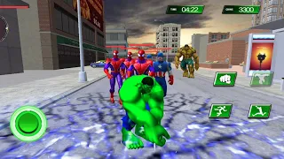 Incredible Monster Hero Immortal God Revenge Fight | Hulk Vs Spider Vs Superheroes - GamePlay HD
