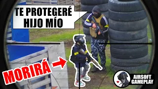 DESTRUYO al CHIKITIN con mi FRANCOTIRADOR❗️ 😳 ▬ Yio Airsoft Gameplay