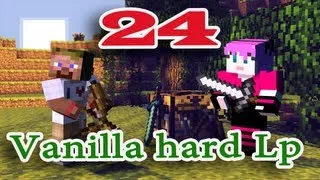ч.24 Minecraft Vanilla hard Lp - Сражение с первым боссом (Иссушитель)