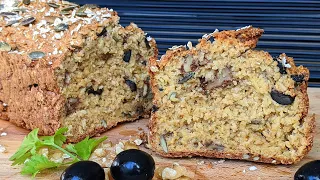 Best GLUTEN  FREE  bread❗️ Lose weight with this healthy oatmeal bread recipe. No yeast, no flour