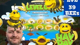 Hay Day - The Bees, Level Up 39, Town Upgrades