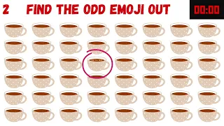 HOW GOOD ARE YOUR EYES #116 l Find The Odd Emoji Out l Emoji Puzzle Quiz