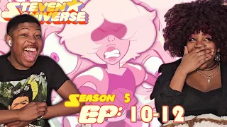 PINK DIAMOND WANTS HER OWN PLANET! *Steven Universe* Season 5 Episodes 10-12 REACTION Jungle Moon