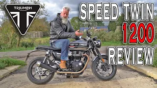 Triumph Speed Twin Review. A modern classic roadster with high torque & power and sharp handling!
