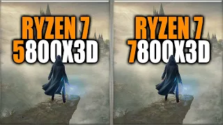5800X3D vs 7800X3D Benchmarks - Tested in 15 Games and Applications