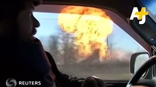 Video Of "Ceasefire" Shelling In Eastern Ukraine