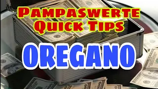 Pampaswerte Quick Tips OREGANO - GIO AND GWEN LUCK AND MONEY CHANNEL
