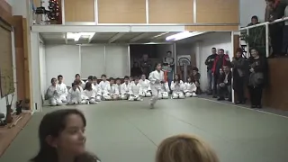 Aikido first exam Rank kyu kids