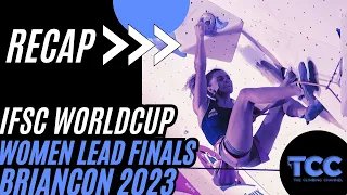 LEAD Finals Women || Briancon || IFSC Worldcup 2023