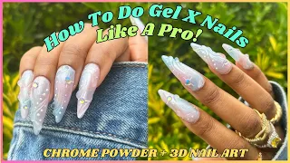 HOW TO DO GEL X NAILS LIKE A PRO! | Nail Tutorial