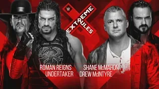 WWE ExtremeRules 2019-Roman Reigns and Undertaker vs Drew Mcintyre And Shane Mcmahon Full Match