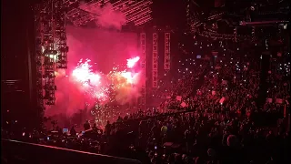 Monday Night Raw intro & pyro live 2/28/22