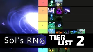 SOLS RNG TIER LIST 2 (Sol's RNG)