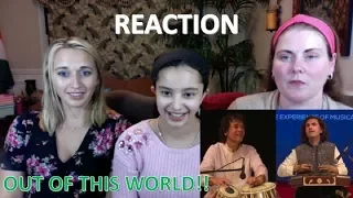 Zakir Hussain and Rahul Sharma/Out of this world/Tabla & Santoor/Americans Reaction