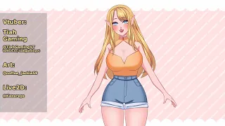 Tiah Gaming Live2D Vtuber model showcase