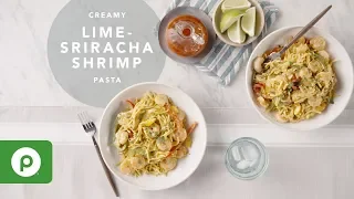 Creamy Lime-Sriracha Shrimp Pasta. A Publix Aprons® Recipe