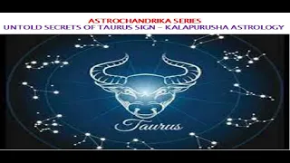 UNTOLD SECRETS OF RASHIS TAURUS| ASTROLOGY IN 15 MINUTES|BLANK CHART PREDICTION WITHOUT PLANETS