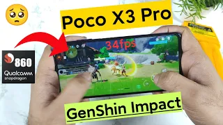 Poco X3 Pro Genshin Impact Gameplay Test In Snapdragon 860 🤔🥺🙄🤯
