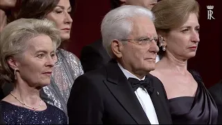 Mattarella e Meloni alla Prima del Teatro alla Scala (07.12.22)