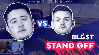 Vitality Zywoo vs G2 Niko 1v1 Stand Off! Who wins the bo3 CS:GO duel? #1 or #4 in the world?