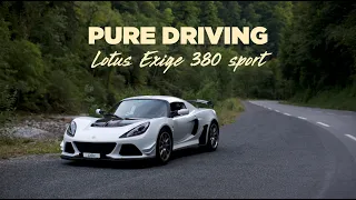 Lotus Exige 380 sport - Secret mountain pass through forest - POV Pure driving sound