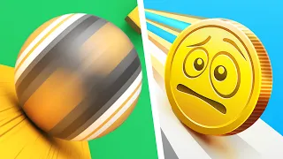 Action Balls Vs Coin Rush - All Levels NEW UPDATE Gameplay Android, iOS IQ1B8A1U6B3L