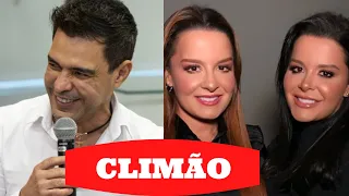 Zezé Di Camargo cria Climão com a dupla Maiara e Maraisa.