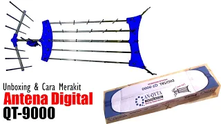 Antena Digital QT-9000 Unboxing dan Cara merakit