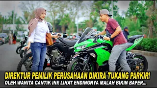 DIREKTUR PEMILIK PERUSAHAAN DIKIRA TUKANG PARKIR OLEH WANITA CANTIK INI! Lihat Endingnya Malah Baper