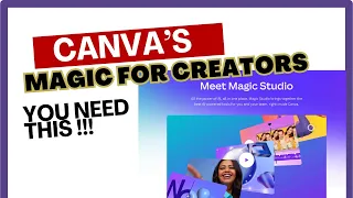 Canva Magic for content creators