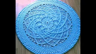 crochet home rug #67 easy pattern/crochet mandala/Mandala de ganchillo/nertas mandala/מנדלה crochet